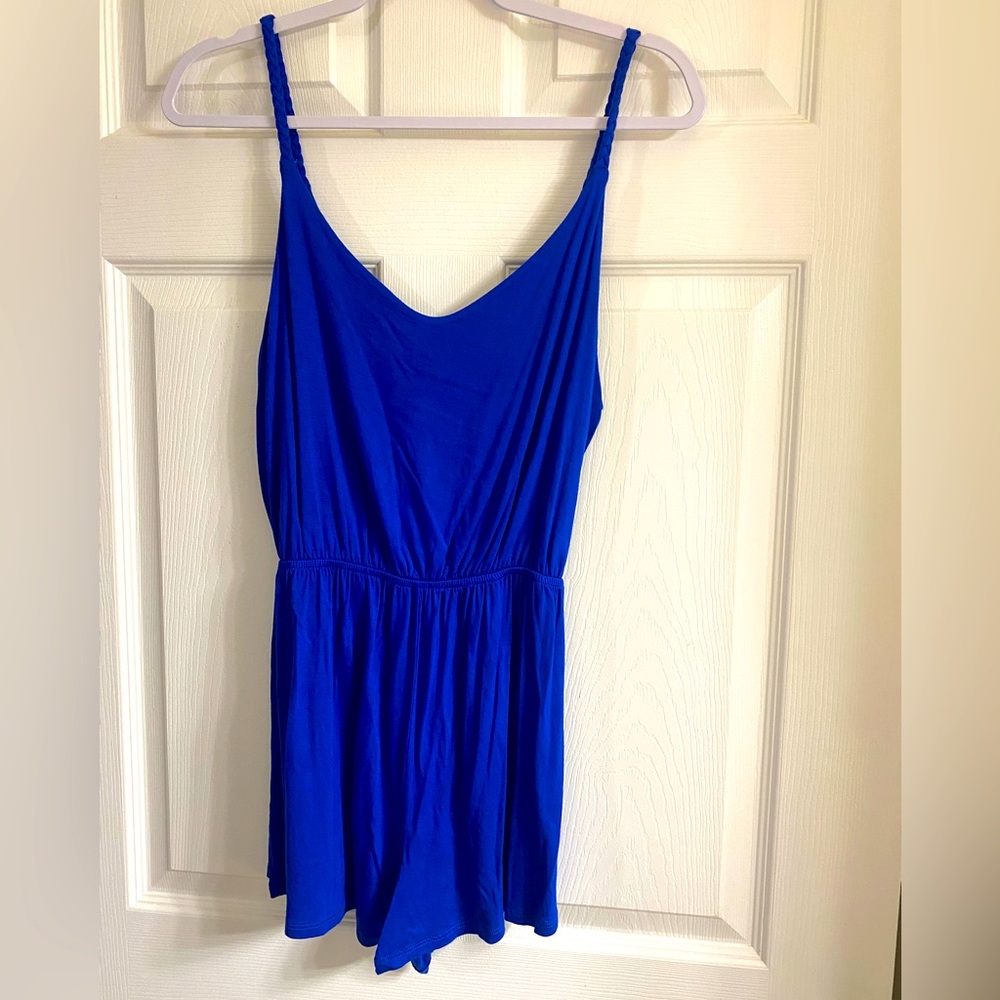 Royal blue romper